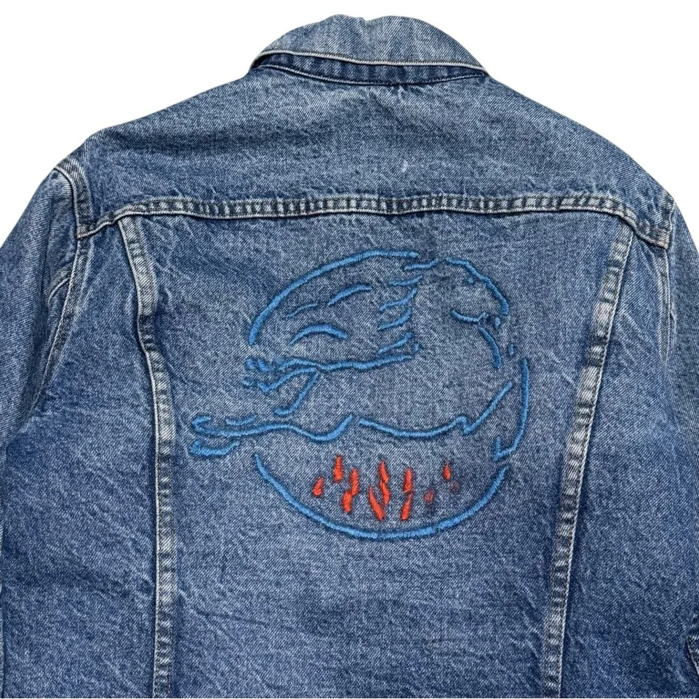Vintage Levi’s 527 Type 3‎ Blanket Lined Denim Trucker Jacket Size 38